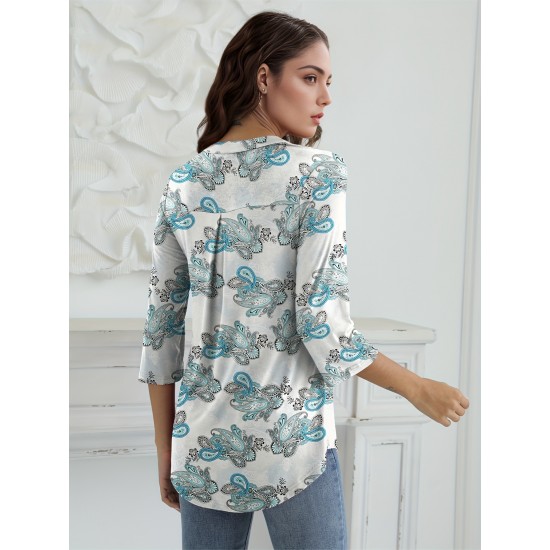 Stylish Women's V-Neck 3/4 Sleeve Zipper Shirt - Business Casual, Dressy Work Tunic Blouse with Relaxed Fit, Soft Fabric, and Versatile Style for Office, Meeting, or Daily Wear - Perfect for Career Women and Professionals Stylish Women's V-Neck 3/4 Sleeve Zipper Shirt - Business Casual, Dressy Work Tunic Blouse with Relaxed Fit, Soft Fabric, and Versatile Style for Office, Meeting, or Daily Wear - Perfect for Career Women and Professionals