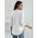 Stylish Women's V-Neck 3/4 Sleeve Zipper Shirt - Business Casual, Dressy Work Tunic Blouse with Relaxed Fit, Soft Fabric, and Versatile Style for Office, Meeting, or Daily Wear - Perfect for Career Women and Professionals Stylish Women's V-Neck 3/4 Sleeve Zipper Shirt - Business Casual, Dressy Work Tunic Blouse with Relaxed Fit, Soft Fabric, and Versatile Style for Office, Meeting, or Daily Wear - Perfect for Career Women and Professionals