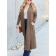 Women's Casual Open Front Cardigan with Pockets - Long Sleeve, Relaxed Fit, Solid Color, Stretchy Rayon Blend, Machine Washable - Perfect for Spring & Fall Women's Casual Open Front Cardigan with Pockets - Long Sleeve, Relaxed Fit, Solid Color, Stretchy Rayon Blend, Machine Washable - Perfect for Spring & Fall