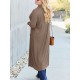 Women's Casual Open Front Cardigan with Pockets - Long Sleeve, Relaxed Fit, Solid Color, Stretchy Rayon Blend, Machine Washable - Perfect for Spring & Fall Women's Casual Open Front Cardigan with Pockets - Long Sleeve, Relaxed Fit, Solid Color, Stretchy Rayon Blend, Machine Washable - Perfect for Spring & Fall