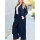 Women's Casual Open Front Cardigan with Pockets - Long Sleeve, Relaxed Fit, Solid Color, Stretchy Rayon Blend, Machine Washable - Perfect for Spring & Fall Women's Casual Open Front Cardigan with Pockets - Long Sleeve, Relaxed Fit, Solid Color, Stretchy Rayon Blend, Machine Washable - Perfect for Spring & Fall