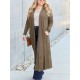 Women's Casual Open Front Cardigan with Pockets - Long Sleeve, Relaxed Fit, Solid Color, Stretchy Rayon Blend, Machine Washable - Perfect for Spring & Fall Women's Casual Open Front Cardigan with Pockets - Long Sleeve, Relaxed Fit, Solid Color, Stretchy Rayon Blend, Machine Washable - Perfect for Spring & Fall