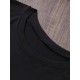 Women's Casual Black Heart Print Love Graphic Tee - Short Sleeve Crew Neck, Polyester Knit T-Shirt Women's Casual Black Heart Print Love Graphic Tee - Short Sleeve Crew Neck, Polyester Knit T-Shirt
