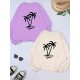 2 Packs Plus Size Coconut Tree Print Sweatshirt, Casual Long Sleeve Crew Neck Pullover Sweatshirt, Women's Plus Size Clothing 2 Packs Plus Size Coconut Tree Print Sweatshirt, Casual Long Sleeve Crew Neck Pullover Sweatshirt, Women's Plus Size Clothing