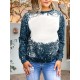 Women's Casual Crew Neck Sweatshirt - Long Sleeve, Semi-Sheer, Stretchy Polyester Blend, Machine Washable Women's Casual Crew Neck Sweatshirt - Long Sleeve, Semi-Sheer, Stretchy Polyester Blend, Machine Washable