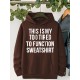 Plus Size Cozy Letter Print Hoodie - Soft, Casual, Drawstring, Hooded, Long Sleeve, Kangaroo Pocket Sweatshirt for Fall & Winter - Women's Comfortable Plus Size Clothing for Everyday Wear Plus Size Cozy Letter Print Hoodie - Soft, Casual, Drawstring, Hooded, Long Sleeve, Kangaroo Pocket Sweatshirt for Fall & Winter - Women's Comfortable Plus Size Clothing for Everyday Wear