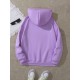 Plus Size Cozy Letter Print Hoodie - Soft, Casual, Drawstring, Hooded, Long Sleeve, Kangaroo Pocket Sweatshirt for Fall & Winter - Women's Comfortable Plus Size Clothing for Everyday Wear Plus Size Cozy Letter Print Hoodie - Soft, Casual, Drawstring, Hooded, Long Sleeve, Kangaroo Pocket Sweatshirt for Fall & Winter - Women's Comfortable Plus Size Clothing for Everyday Wear