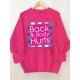 Plus Size Cozy Back & Body Hurts Print Pullover Sweatshirt - Soft, Casual, Long Sleeve Crew Neck Design for Fall & Spring - Women's Comfortable Plus Size Clothing for Everyday Wear Plus Size Cozy Back & Body Hurts Print Pullover Sweatshirt - Soft, Casual, Long Sleeve Crew Neck Design for Fall & Spring - Women's Comfortable Plus Size Clothing for Everyday Wear