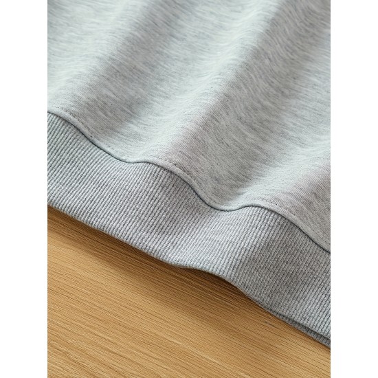 Plus Size Cozy Back & Body Hurts Print Pullover Sweatshirt - Soft, Casual, Long Sleeve Crew Neck Design for Fall & Spring - Women's Comfortable Plus Size Clothing for Everyday Wear Plus Size Cozy Back & Body Hurts Print Pullover Sweatshirt - Soft, Casual, Long Sleeve Crew Neck Design for Fall & Spring - Women's Comfortable Plus Size Clothing for Everyday Wear