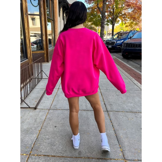 Plus Size Cozy Back & Body Hurts Print Pullover Sweatshirt - Soft, Casual, Long Sleeve Crew Neck Design for Fall & Spring - Women's Comfortable Plus Size Clothing for Everyday Wear Plus Size Cozy Back & Body Hurts Print Pullover Sweatshirt - Soft, Casual, Long Sleeve Crew Neck Design for Fall & Spring - Women's Comfortable Plus Size Clothing for Everyday Wear