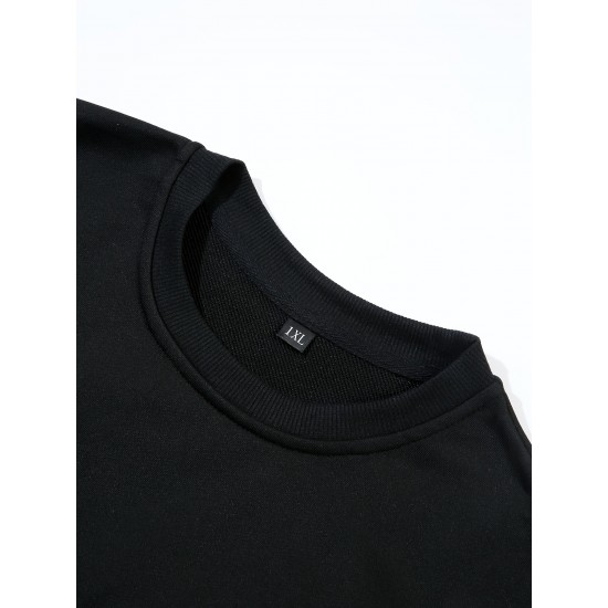 Plus Size Cozy Back & Body Hurts Print Pullover Sweatshirt - Soft, Casual, Long Sleeve Crew Neck Design for Fall & Spring - Women's Comfortable Plus Size Clothing for Everyday Wear Plus Size Cozy Back & Body Hurts Print Pullover Sweatshirt - Soft, Casual, Long Sleeve Crew Neck Design for Fall & Spring - Women's Comfortable Plus Size Clothing for Everyday Wear