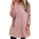 Cozy Plus-Size Fleece Pullover - Warm Long Sleeve Top with Pockets, Ideal for Casual Wear Cozy Plus-Size Fleece Pullover - Warm Long Sleeve Top with Pockets, Ideal for Casual Wear