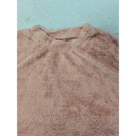 Cozy Plus-Size Fleece Pullover - Warm Long Sleeve Top with Pockets, Ideal for Casual Wear Cozy Plus-Size Fleece Pullover - Warm Long Sleeve Top with Pockets, Ideal for Casual Wear