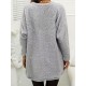Cozy Plus-Size Fleece Pullover - Warm Long Sleeve Top with Pockets, Ideal for Casual Wear Cozy Plus-Size Fleece Pullover - Warm Long Sleeve Top with Pockets, Ideal for Casual Wear
