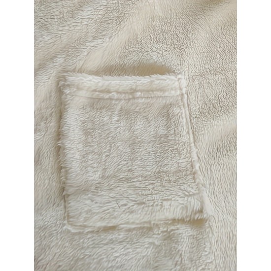 Cozy Plus-Size Fleece Pullover - Warm Long Sleeve Top with Pockets, Ideal for Casual Wear Cozy Plus-Size Fleece Pullover - Warm Long Sleeve Top with Pockets, Ideal for Casual Wear