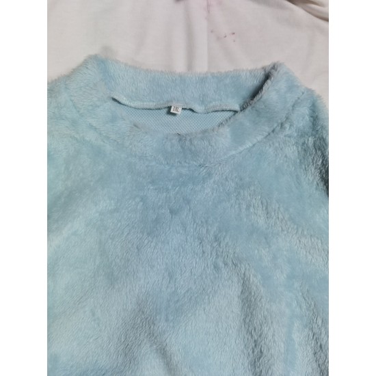 Cozy Plus-Size Fleece Pullover - Warm Long Sleeve Top with Pockets, Ideal for Casual Wear Cozy Plus-Size Fleece Pullover - Warm Long Sleeve Top with Pockets, Ideal for Casual Wear