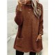 Cozy Plus-Size Fleece Pullover - Warm Long Sleeve Top with Pockets, Ideal for Casual Wear Cozy Plus-Size Fleece Pullover - Warm Long Sleeve Top with Pockets, Ideal for Casual Wear