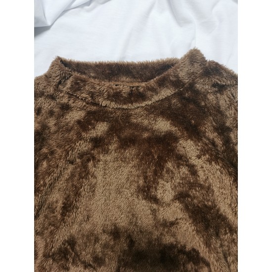 Cozy Plus-Size Fleece Pullover - Warm Long Sleeve Top with Pockets, Ideal for Casual Wear Cozy Plus-Size Fleece Pullover - Warm Long Sleeve Top with Pockets, Ideal for Casual Wear