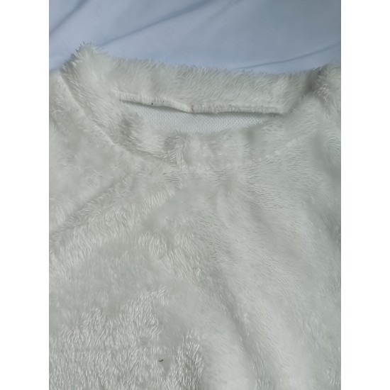 Cozy Plus-Size Fleece Pullover - Warm Long Sleeve Top with Pockets, Ideal for Casual Wear Cozy Plus-Size Fleece Pullover - Warm Long Sleeve Top with Pockets, Ideal for Casual Wear