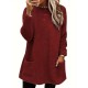 Cozy Plus-Size Fleece Pullover - Warm Long Sleeve Top with Pockets, Ideal for Casual Wear Cozy Plus-Size Fleece Pullover - Warm Long Sleeve Top with Pockets, Ideal for Casual Wear