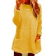 Cozy Plus-Size Fleece Pullover - Warm Long Sleeve Top with Pockets, Ideal for Casual Wear Cozy Plus-Size Fleece Pullover - Warm Long Sleeve Top with Pockets, Ideal for Casual Wear