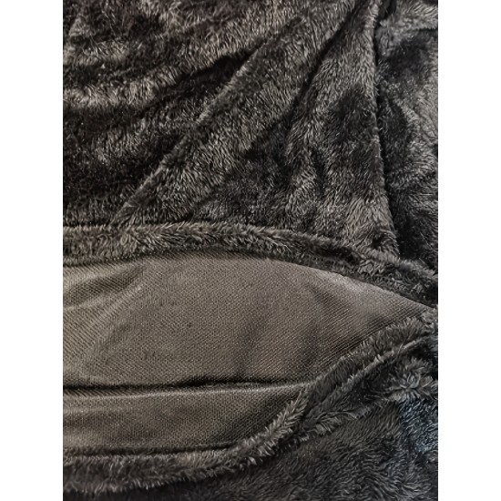 Cozy Plus-Size Fleece Pullover - Warm Long Sleeve Top with Pockets, Ideal for Casual Wear Cozy Plus-Size Fleece Pullover - Warm Long Sleeve Top with Pockets, Ideal for Casual Wear