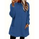 Cozy Plus-Size Fleece Pullover - Warm Long Sleeve Top with Pockets, Ideal for Casual Wear Cozy Plus-Size Fleece Pullover - Warm Long Sleeve Top with Pockets, Ideal for Casual Wear