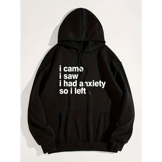 Chic Plus Size Womens Hoodie with Slogan Print - Adjustable Hood, Kangaroo Pockets, Long Sleeves - Perfect Casual Top for Fall & Winter - Comfortable, Stylish Plus Size Clothing Chic Plus Size Womens Hoodie with Slogan Print - Adjustable Hood, Kangaroo Pockets, Long Sleeves - Perfect Casual Top for Fall & Winter - Comfortable, Stylish Plus Size Clothing