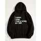 Chic Plus Size Womens Hoodie with Slogan Print - Adjustable Hood, Kangaroo Pockets, Long Sleeves - Perfect Casual Top for Fall & Winter - Comfortable, Stylish Plus Size Clothing Chic Plus Size Womens Hoodie with Slogan Print - Adjustable Hood, Kangaroo Pockets, Long Sleeves - Perfect Casual Top for Fall & Winter - Comfortable, Stylish Plus Size Clothing
