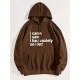 Chic Plus Size Womens Hoodie with Slogan Print - Adjustable Hood, Kangaroo Pockets, Long Sleeves - Perfect Casual Top for Fall & Winter - Comfortable, Stylish Plus Size Clothing Chic Plus Size Womens Hoodie with Slogan Print - Adjustable Hood, Kangaroo Pockets, Long Sleeves - Perfect Casual Top for Fall & Winter - Comfortable, Stylish Plus Size Clothing
