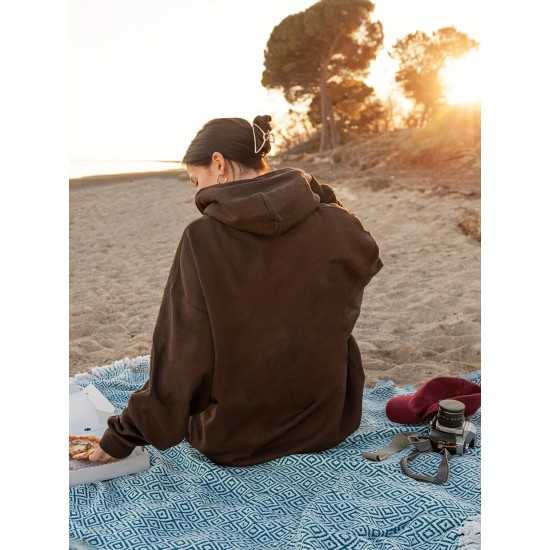 Chic Plus Size Womens Hoodie with Slogan Print - Adjustable Hood, Kangaroo Pockets, Long Sleeves - Perfect Casual Top for Fall & Winter - Comfortable, Stylish Plus Size Clothing Chic Plus Size Womens Hoodie with Slogan Print - Adjustable Hood, Kangaroo Pockets, Long Sleeves - Perfect Casual Top for Fall & Winter - Comfortable, Stylish Plus Size Clothing