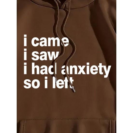 Chic Plus Size Womens Hoodie with Slogan Print - Adjustable Hood, Kangaroo Pockets, Long Sleeves - Perfect Casual Top for Fall & Winter - Comfortable, Stylish Plus Size Clothing Chic Plus Size Womens Hoodie with Slogan Print - Adjustable Hood, Kangaroo Pockets, Long Sleeves - Perfect Casual Top for Fall & Winter - Comfortable, Stylish Plus Size Clothing