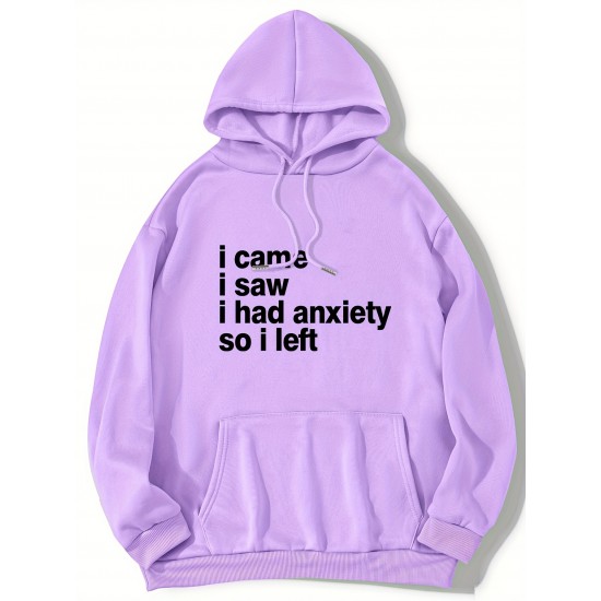 Chic Plus Size Womens Hoodie with Slogan Print - Adjustable Hood, Kangaroo Pockets, Long Sleeves - Perfect Casual Top for Fall & Winter - Comfortable, Stylish Plus Size Clothing Chic Plus Size Womens Hoodie with Slogan Print - Adjustable Hood, Kangaroo Pockets, Long Sleeves - Perfect Casual Top for Fall & Winter - Comfortable, Stylish Plus Size Clothing