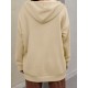 Plus Size Solid Color Zip Front Hoodie, Simple Casual Drawstring Long Sleeve Hooded Sweatshirt, Women's Plus Size Clothing Plus Size Solid Color Zip Front Hoodie, Simple Casual Drawstring Long Sleeve Hooded Sweatshirt, Women's Plus Size Clothing
