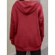 Plus Size Solid Color Zip Front Hoodie, Simple Casual Drawstring Long Sleeve Hooded Sweatshirt, Women's Plus Size Clothing Plus Size Solid Color Zip Front Hoodie, Simple Casual Drawstring Long Sleeve Hooded Sweatshirt, Women's Plus Size Clothing