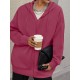 Plus Size Solid Color Zip Front Hoodie, Simple Casual Drawstring Long Sleeve Hooded Sweatshirt, Women's Plus Size Clothing Plus Size Solid Color Zip Front Hoodie, Simple Casual Drawstring Long Sleeve Hooded Sweatshirt, Women's Plus Size Clothing