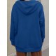 Plus Size Solid Color Zip Front Hoodie, Simple Casual Drawstring Long Sleeve Hooded Sweatshirt, Women's Plus Size Clothing Plus Size Solid Color Zip Front Hoodie, Simple Casual Drawstring Long Sleeve Hooded Sweatshirt, Women's Plus Size Clothing