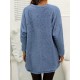 Cozy Plus Size Sunflower Print Sweatshirt with Pockets - Casual Long Sleeve Crew Neck Pullover for Women, Perfect for Fall & Winter Cozy Plus Size Sunflower Print Sweatshirt with Pockets - Casual Long Sleeve Crew Neck Pullover for Women, Perfect for Fall & Winter