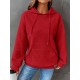 Plus Size Solid Color Waffle Long Sleeve Hooded Sweatshirt, Casual Drawstring Kangaroo Pocket Hoodie, Women's Clothing Plus Size Solid Color Waffle Long Sleeve Hooded Sweatshirt, Casual Drawstring Kangaroo Pocket Hoodie, Women's Clothing