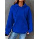 Plus Size Solid Color Waffle Long Sleeve Hooded Sweatshirt, Casual Drawstring Kangaroo Pocket Hoodie, Women's Clothing Plus Size Solid Color Waffle Long Sleeve Hooded Sweatshirt, Casual Drawstring Kangaroo Pocket Hoodie, Women's Clothing