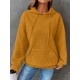 Plus Size Solid Color Waffle Long Sleeve Hooded Sweatshirt, Casual Drawstring Kangaroo Pocket Hoodie, Women's Clothing Plus Size Solid Color Waffle Long Sleeve Hooded Sweatshirt, Casual Drawstring Kangaroo Pocket Hoodie, Women's Clothing