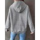 Plus Size Solid Color Waffle Long Sleeve Hooded Sweatshirt, Casual Drawstring Kangaroo Pocket Hoodie, Women's Clothing Plus Size Solid Color Waffle Long Sleeve Hooded Sweatshirt, Casual Drawstring Kangaroo Pocket Hoodie, Women's Clothing