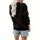 Plus Size Heart Print Pullover Sweatshirt, Casual Long Sleeve Crew Neck Sweatshirt For Fall & Spring, Women's Plus Size Clothing Plus Size Heart Print Pullover Sweatshirt, Casual Long Sleeve Crew Neck Sweatshirt For Fall & Spring, Women's Plus Size Clothing