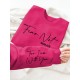 Plus Size Fear Not Print Pullover Sweatshirt, Casual Long Sleeve Crew Neck Sweatshirt For Fall & Winter, Women's Plus Size Clothing Plus Size Fear Not Print Pullover Sweatshirt, Casual Long Sleeve Crew Neck Sweatshirt For Fall & Winter, Women's Plus Size Clothing