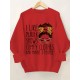 Plus Size I Like Print Sweatshirt, Casual Long Sleeve Crew Neck Pullover Sweatshirt, Women's Plus Size Clothing Plus Size I Like Print Sweatshirt, Casual Long Sleeve Crew Neck Pullover Sweatshirt, Women's Plus Size Clothing