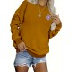 Plus Size Flower Print Sweatshirt, Casual Long Sleeve Crew Neck Sweatshirt, Women's Plus Size Clothing Plus Size Flower Print Sweatshirt, Casual Long Sleeve Crew Neck Sweatshirt, Women's Plus Size Clothing