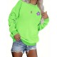 Plus Size Flower Print Sweatshirt, Casual Long Sleeve Crew Neck Sweatshirt, Women's Plus Size Clothing Plus Size Flower Print Sweatshirt, Casual Long Sleeve Crew Neck Sweatshirt, Women's Plus Size Clothing