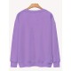 Plus Size Flower Print Sweatshirt, Casual Long Sleeve Crew Neck Sweatshirt, Women's Plus Size Clothing Plus Size Flower Print Sweatshirt, Casual Long Sleeve Crew Neck Sweatshirt, Women's Plus Size Clothing