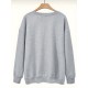 Plus Size Letter Print Sweatshirt, Casual Crew Neck Long Sleeve Pullover Sweatshirt For Spring & Fall, Women's Plus Size Clothing Plus Size Letter Print Sweatshirt, Casual Crew Neck Long Sleeve Pullover Sweatshirt For Spring & Fall, Women's Plus Size Clothing