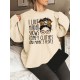 Plus Size Letter Print Sweatshirt, Casual Crew Neck Long Sleeve Pullover Sweatshirt For Spring & Fall, Women's Plus Size Clothing Plus Size Letter Print Sweatshirt, Casual Crew Neck Long Sleeve Pullover Sweatshirt For Spring & Fall, Women's Plus Size Clothing